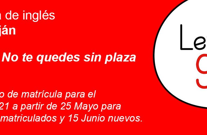 Abierto plazo de matricula curso 220/21