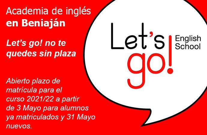 Abierto plazo de matriculas para curso 2021/22