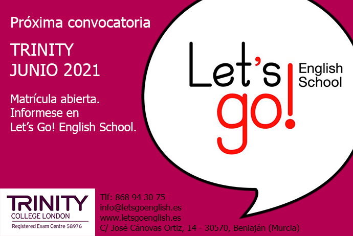 Convocatoria TRINITY Junio 2021